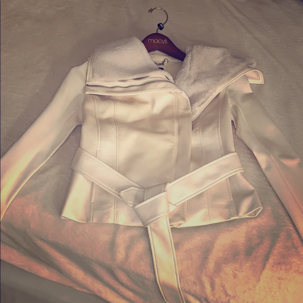 Armani exchange ivory jacket.